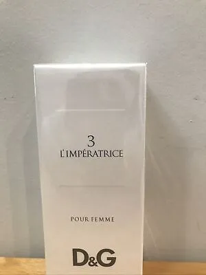 L'Imperatrice 3 By Dolce & Gabbana Eau De Toilette Spray 3.3 Oz For Women SEALED • $59.99