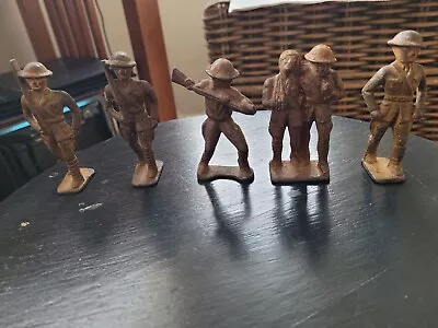 Vintage Metal Army Figures Used • $26