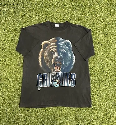 Vintage 90s Salem Vancouver Grizzlies Bear Graphic NBA T-Shirt XL RARE  • $150