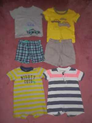 Lot Baby Boy Clothes Outfits One Piece Size 12 Months Carters • $8.99