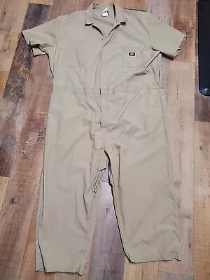 Dickies Mens Short Sleeve Work Wear Uniform Coveralls 4XL • $15.99