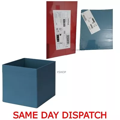 Ikea Drona Red Blue Storage Shelf Folding Organiser Expedite Toy Box Chest Tidy • £9.99