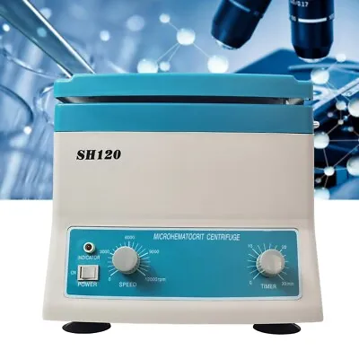 110V SH-120 Microhematocrit Electric Medical Lab High Speed Centrifuge • $311.60