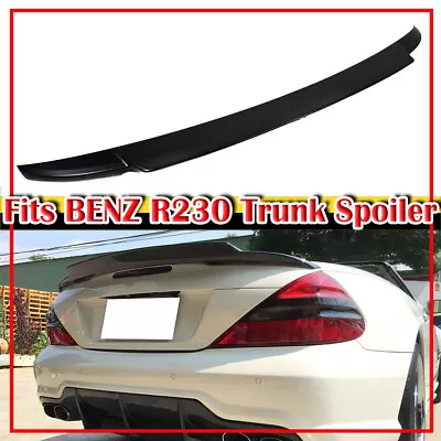 Painted Fit For Mercedes BENZ SL-Class R230 V Trunk Spoiler SL500 SL63 03-11 • $139