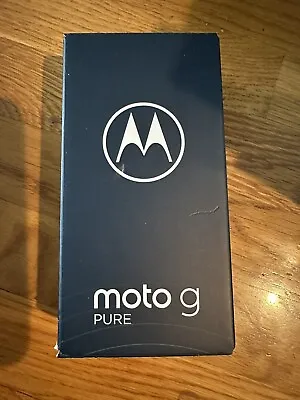 Metro By T-Mobile Motorola Moto G PURE 32GB Blue Prepaid Smartphone NEW SEALED • $68