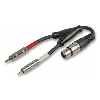 Pulse 3 Pin Female XLR To 2x Phono (RCA) Male Adapter • £13.29