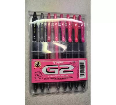 Gel Roller Pens Pink Mean Girls Movie Inspired 8 Pack Assorted Smooth Writing • $18