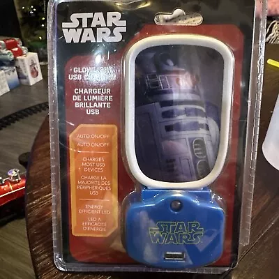 Star Wars R2-D2 Droid Glowlight USB Charger LED Night Light - New Sealed • $3.46