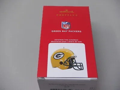 Hallmark 2020 Green Bay Packers Helmet  Keepsake Ornament New  GM6188 • $6.48