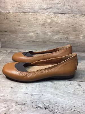 Michelle D Leather Ballet Flats Size 8 • $17.95