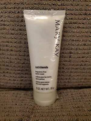 NEW Mary Kay Satin Hands FRAGRANCE FREE Hand Cream 3 Oz.  • $13.49