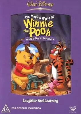 Magical World Of Winnie The Pooh Great Day Of Discovery DVD Laughter Learning R4 • £3.75