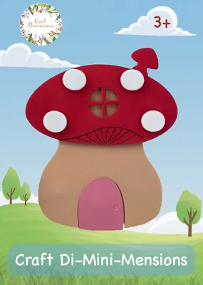 £4.99 • Buy Fairytale Toadstool Craft Foam Card Kit For Young Children. Makes 5. Age 3+