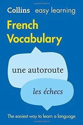 Easy Learning French Vocabulary: Trusted Support For Learning (Collins Easy Lear • £4.90