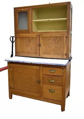 Antique Kitchen Hoosier Cabinet Cupboard • $1450