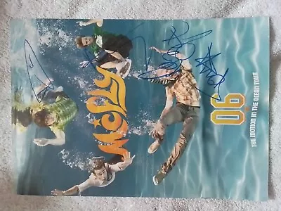 McFly Signed The Motion In The Ocean Tour Book 2006 • £35