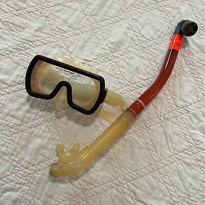 Dacor Vintage Tempered Lens Mask & Glo-Top Snorkle • $19.99