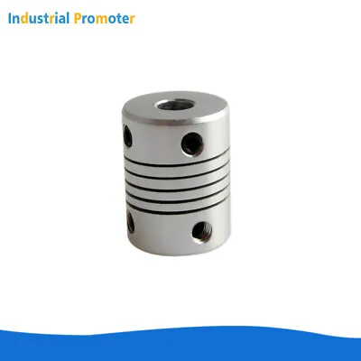 Aluminum Flexible Shaft Coupling Rigid Coupler CNC Motor Connector 5/6.35/8/10mm • $4.99