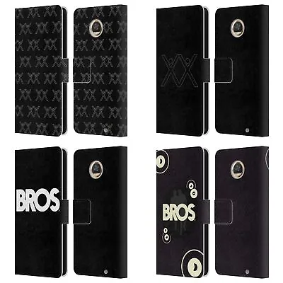 Official Bros Logo Art Leather Book Wallet Case Cover For Motorola Phones • $22.95