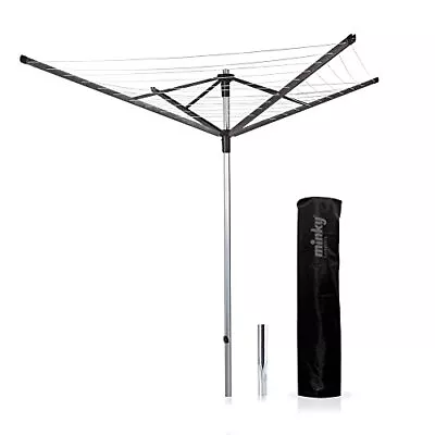 Minky Outdoor Rotary Airer Alloy Steel Silver 60m • £93.99