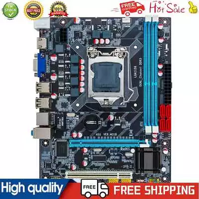 Desktop Computer H55 Motherboard DDR3 For LGA 1156/i3/i5/i7 Gaming PC Accessory • $71.16