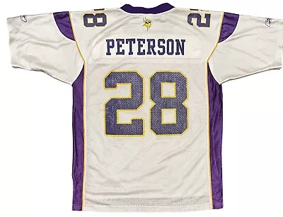 Reebok Minnesota Vikings Adrian Peterson Jersey Men Sz Medium • $25