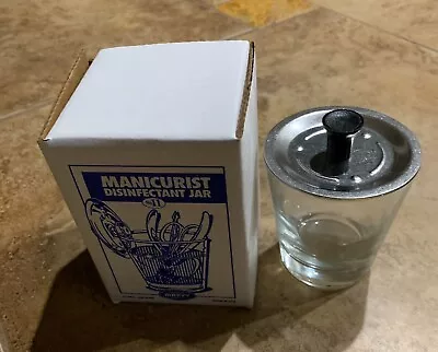 Marvy No.11 Manicurist Disinfectant Sanitizer Glass Jar 6.5 Oz. • $12