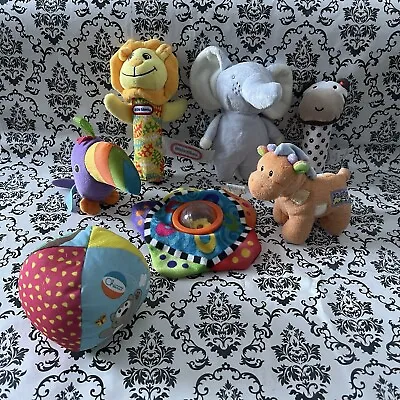 Baby Toddler Toy Bundle X 7 Brightly Coloured | Little Tikies Rattles Comforter • £5