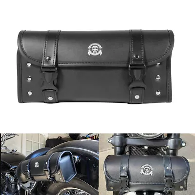 Motorcycle Front Fork Tool Bag SaddleBag For Harley Touring Sportster XL883 1200 • $27.99