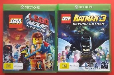 LEGO Movie Videogame+Batman 3 Beyond Gotham XBOX ONE X2Bundle TRACKING+FREE POST • $25.95
