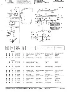 1979 Moto Guzzi 850 T-3 Police Parts Book COPY Supplmnt • $9.99