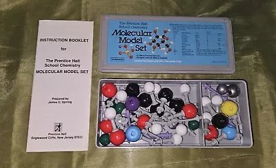 Vintage The Prentice Hall School Chemistry Molecule Model Set • $15