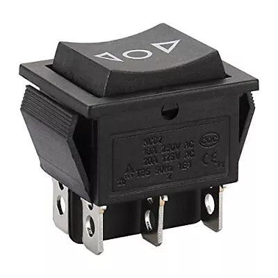 Baomain Momentary 6 Pin DPDT Button On/Off/On Rocker Switch AC 250V/10A 125V/... • $8.90