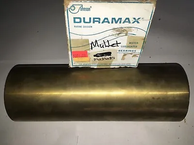 DURAMAX Marine Bearing MULLET 2 3/8X 3 3/8 X 9 1/2 Cutless Prop Shaft Sleeve NOS • $65