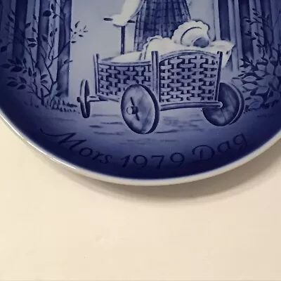 1979 Desiree Mors Dag Mothers Day Plate Blue Baby In Stroller 7.5” • $9.50