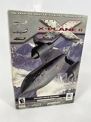 X-PLANES 8 Flight Simulator For Mac OS X By Graphsim Entertainment (2004) • $16.97