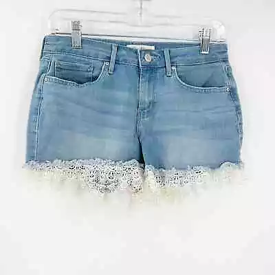 Jessica Simpson Lace Trim Denim Shorts  • £17.37