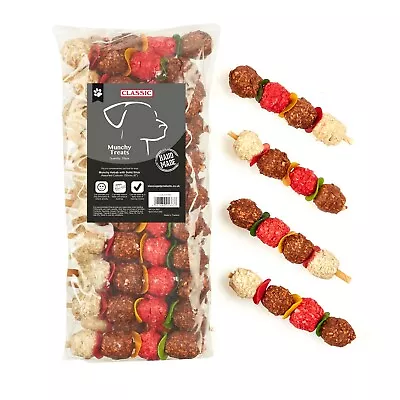 20 X Rawhide Healthy Dog Chews Treats Snack Sticks Munchy Kebab - 150mm • £11.04