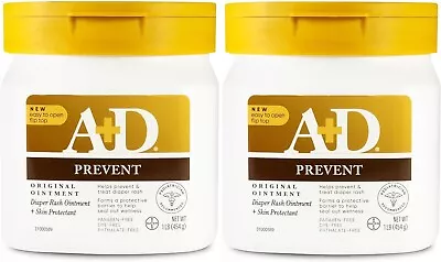 A+D Original Diaper Rash Ointment Protects Rash Moisturizes Heals Dry Skin 16oz • $41.30