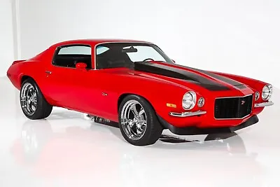 1970 Chevy Camaro Z-28 Poster 24x36 Muscle Car Art Classic Collectible Vintage • $23.99