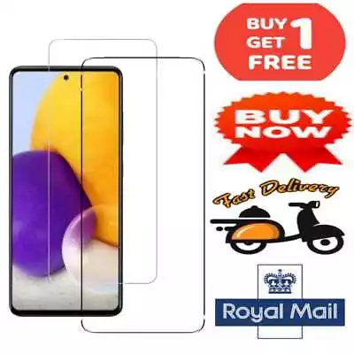 For Samsung Galaxy A72 A21 A71 A80 F13 F62 M53 Tempered Glass Screen Protector • £2.99