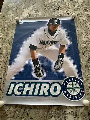 2007 SGA Ichiro Suzuki Seattle Mariners 19X26.5 Poster Stadium Giveaway MLB Star • $7.88