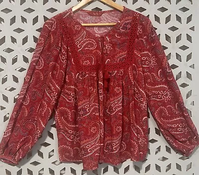 Womens Tigerlily Long Sleeve Top Size 12 • $30