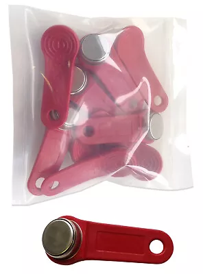 $22.99 • Buy Red Keytabs IButtons For IButton Exaktime Job Site Time Clock