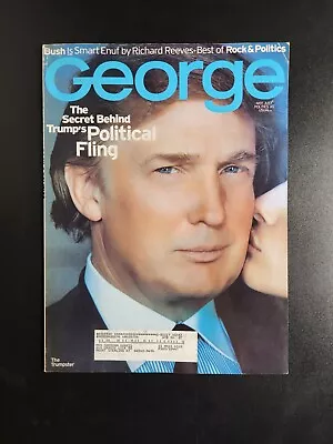 George Magazine Donald Trump Cover February March 2000 Politics & Rock  • $179.99