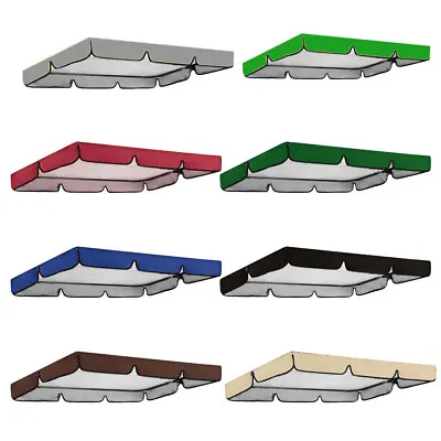 Replacement Canopy Swing Seat Garden Hammock 2 3 Seater Spare Top Cover Sunshade • £15.59