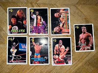 1990 Classic Wwf Wrestling Cards Ultimate Warrior And Rockers. • £2.50