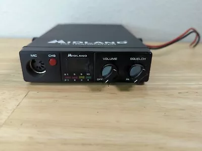 Midland CB TRANSCEIVER Car Radio Model 77-106 Untested • $19.98