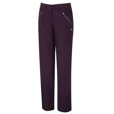 Craghoppers Womens Kiwi Pro Stretch Trousers Walking Exclusive Dark Purple • £39.99