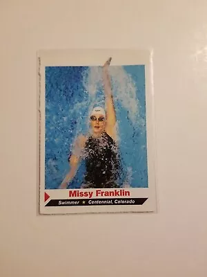 2012 Sports Illustrated For Kids Series 5 Missy Franklin #110 Rookie RC • $2